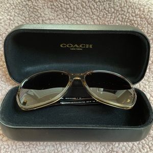 Brown Coach Sunglasses with black case
